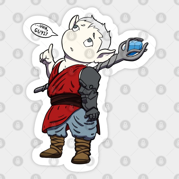 RELL - "UHH, I THINK I SHOULD HELP?" Celestial Expanse Collectibles Sticker by London's Studio